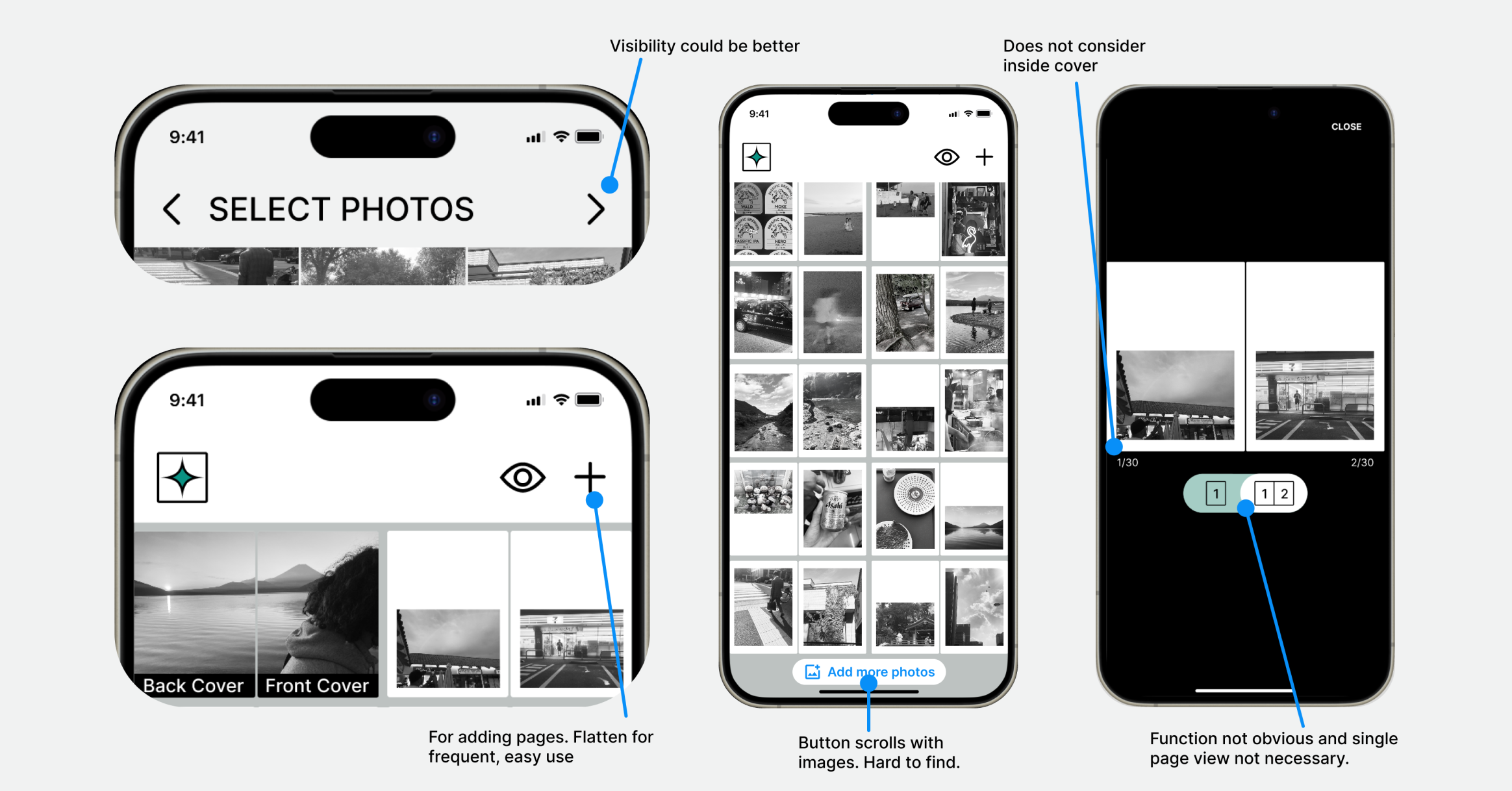 Prototype V1, Features and buttons